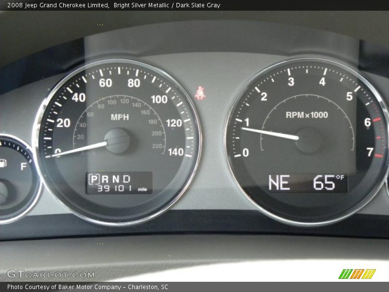 Bright Silver Metallic / Dark Slate Gray 2008 Jeep Grand Cherokee Limited