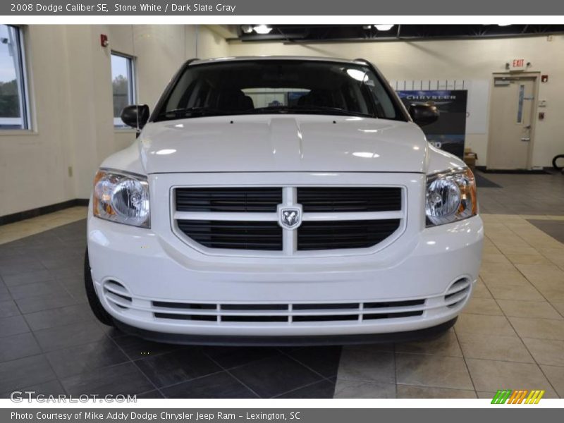 Stone White / Dark Slate Gray 2008 Dodge Caliber SE