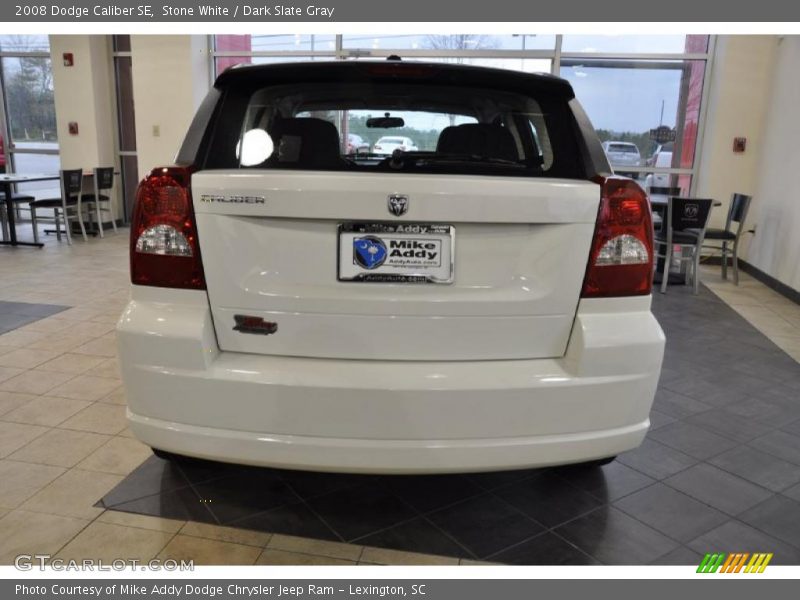Stone White / Dark Slate Gray 2008 Dodge Caliber SE