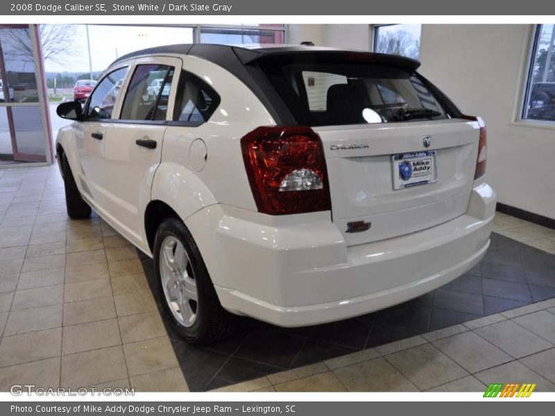 Stone White / Dark Slate Gray 2008 Dodge Caliber SE