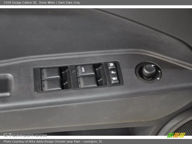 Stone White / Dark Slate Gray 2008 Dodge Caliber SE