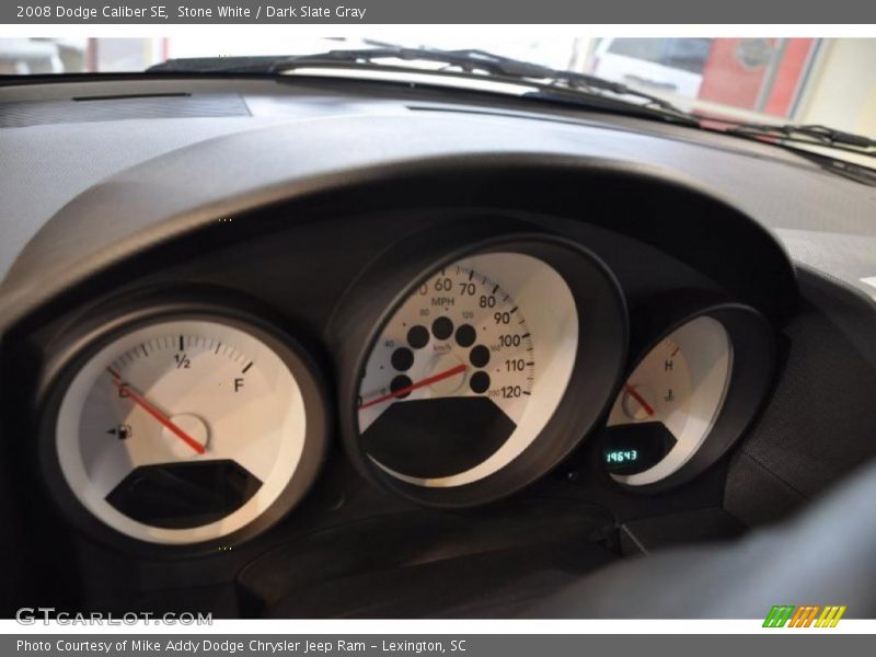 Stone White / Dark Slate Gray 2008 Dodge Caliber SE