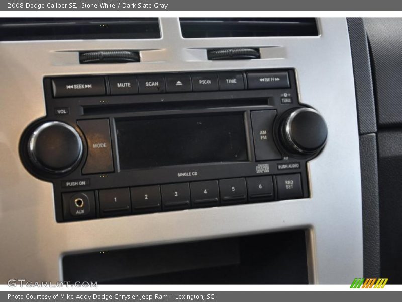 Stone White / Dark Slate Gray 2008 Dodge Caliber SE