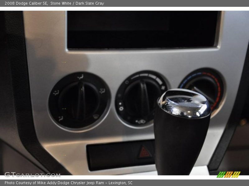 Stone White / Dark Slate Gray 2008 Dodge Caliber SE