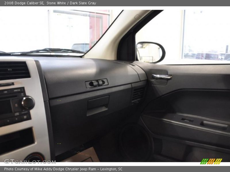 Stone White / Dark Slate Gray 2008 Dodge Caliber SE