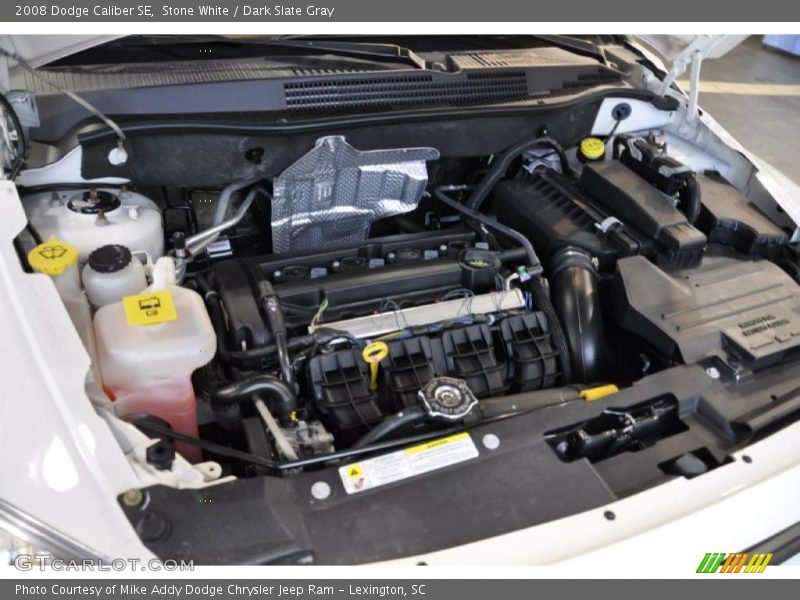 Stone White / Dark Slate Gray 2008 Dodge Caliber SE
