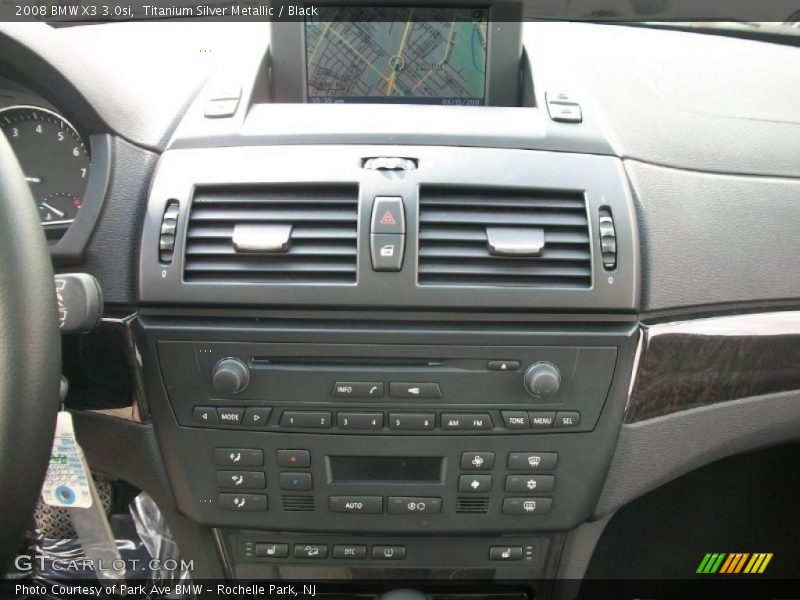 Titanium Silver Metallic / Black 2008 BMW X3 3.0si