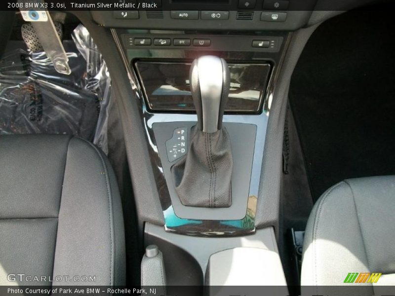 Titanium Silver Metallic / Black 2008 BMW X3 3.0si