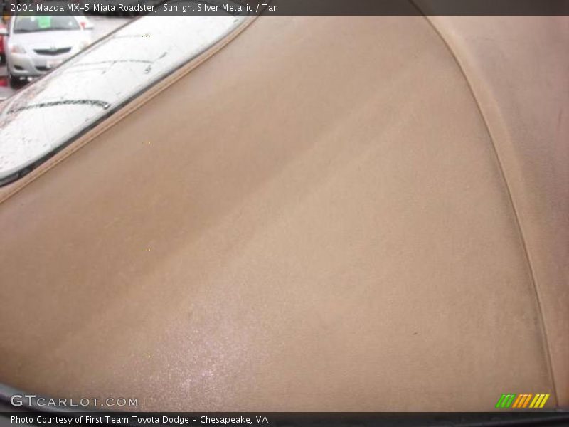 Sunlight Silver Metallic / Tan 2001 Mazda MX-5 Miata Roadster