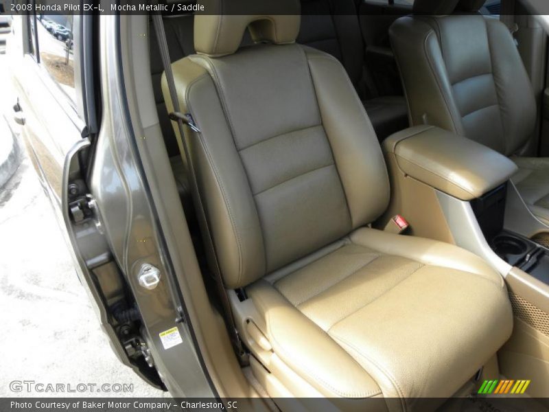  2008 Pilot EX-L Saddle Interior