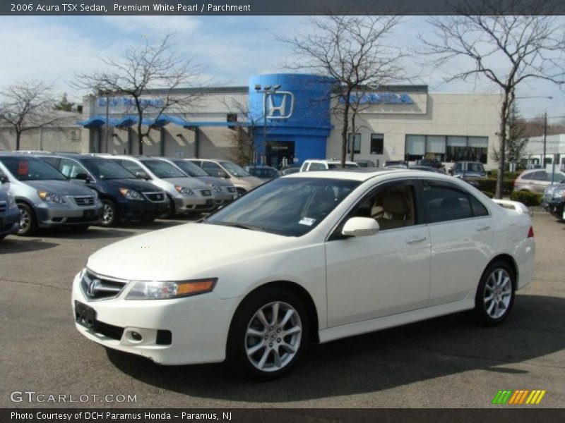 Premium White Pearl / Parchment 2006 Acura TSX Sedan