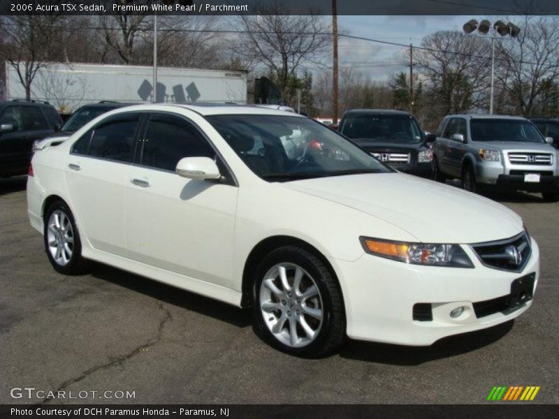 Premium White Pearl / Parchment 2006 Acura TSX Sedan
