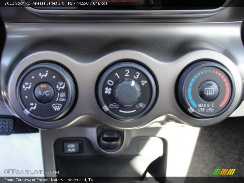 Controls of 2011 xD Release Series 3.0