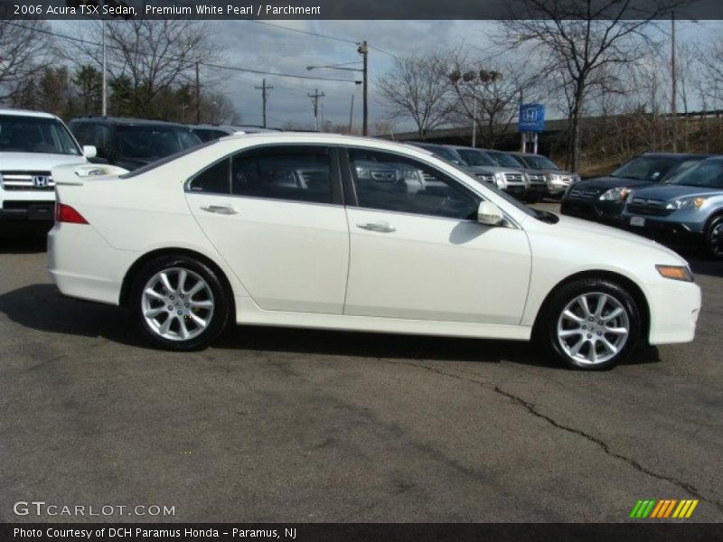Premium White Pearl / Parchment 2006 Acura TSX Sedan
