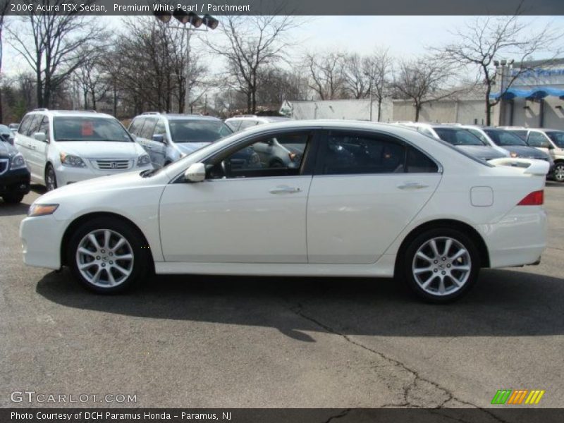 Premium White Pearl / Parchment 2006 Acura TSX Sedan