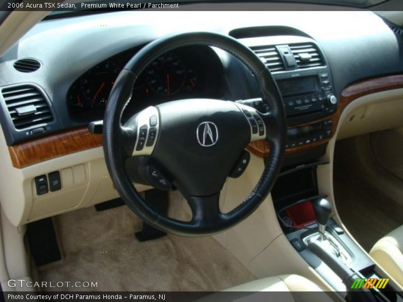 Premium White Pearl / Parchment 2006 Acura TSX Sedan