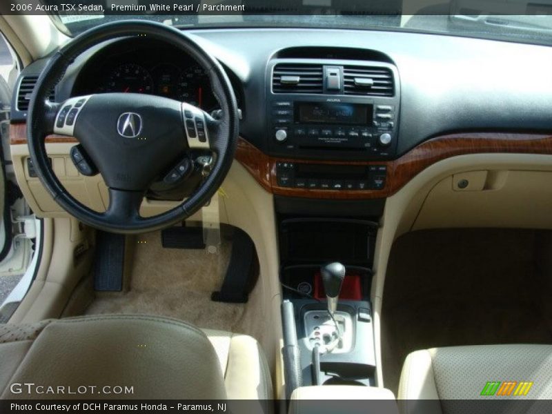 Premium White Pearl / Parchment 2006 Acura TSX Sedan
