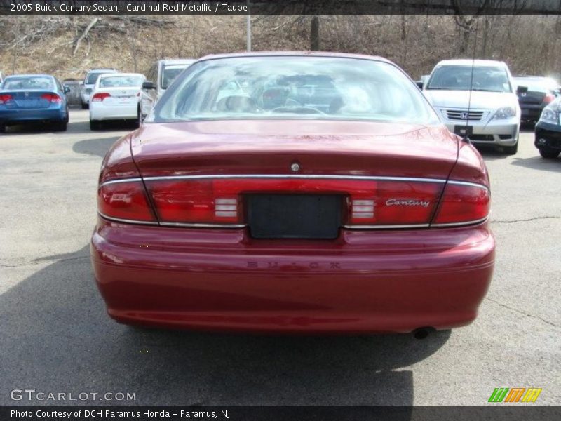 Cardinal Red Metallic / Taupe 2005 Buick Century Sedan