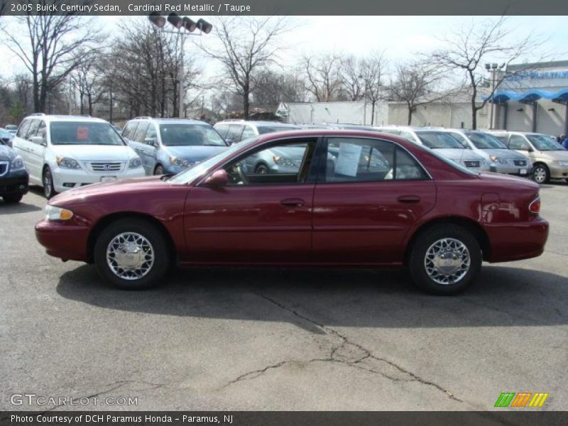 Cardinal Red Metallic / Taupe 2005 Buick Century Sedan