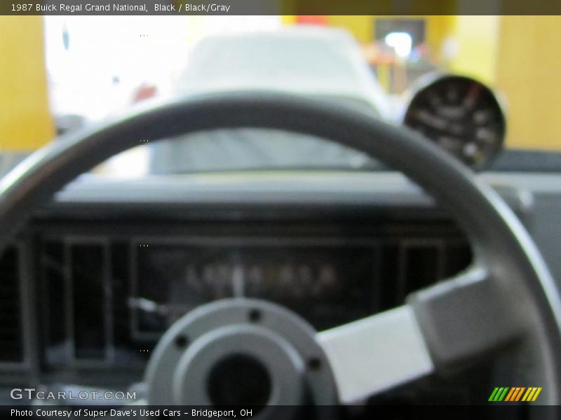 Black / Black/Gray 1987 Buick Regal Grand National