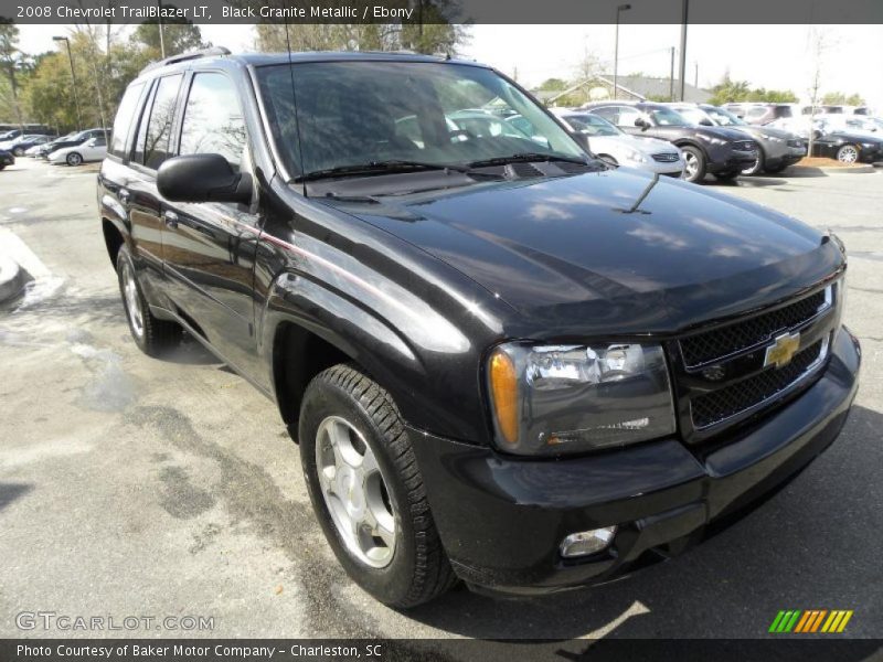Black Granite Metallic / Ebony 2008 Chevrolet TrailBlazer LT