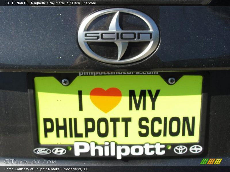 Magnetic Gray Metallic / Dark Charcoal 2011 Scion tC