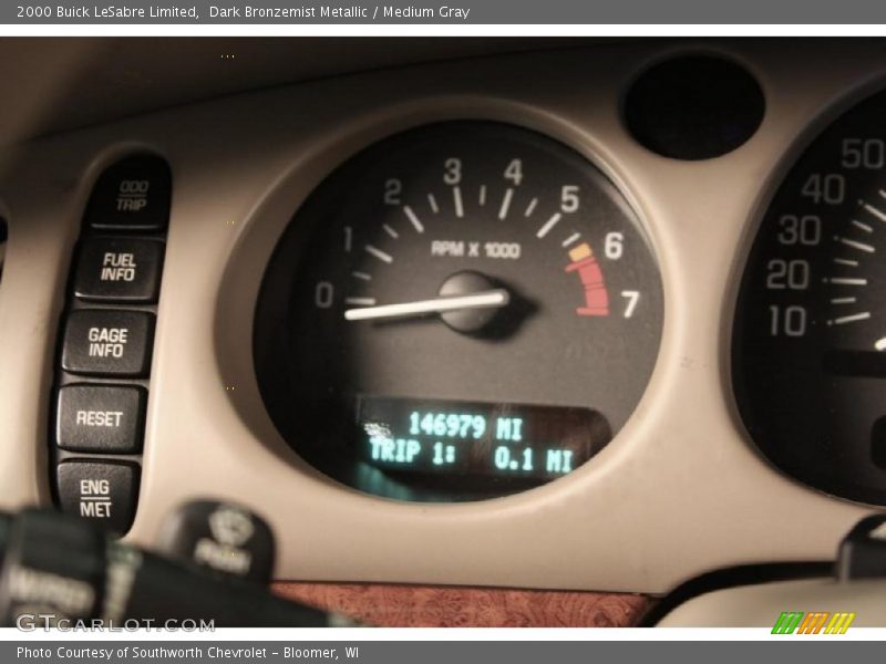 Dark Bronzemist Metallic / Medium Gray 2000 Buick LeSabre Limited