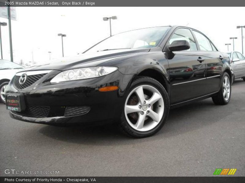 Onyx Black / Beige 2005 Mazda MAZDA6 i Sedan