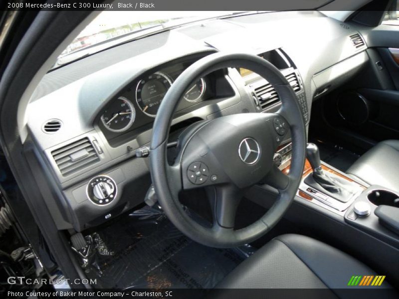Black / Black 2008 Mercedes-Benz C 300 Luxury