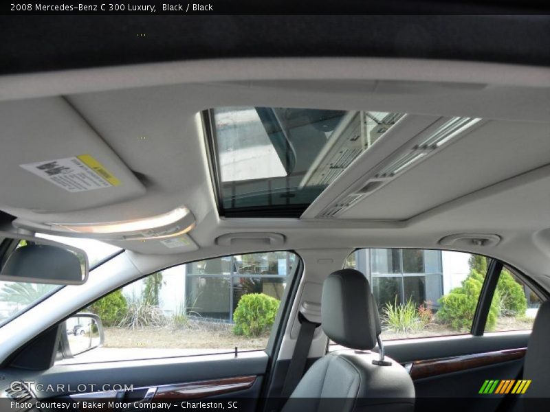 Black / Black 2008 Mercedes-Benz C 300 Luxury