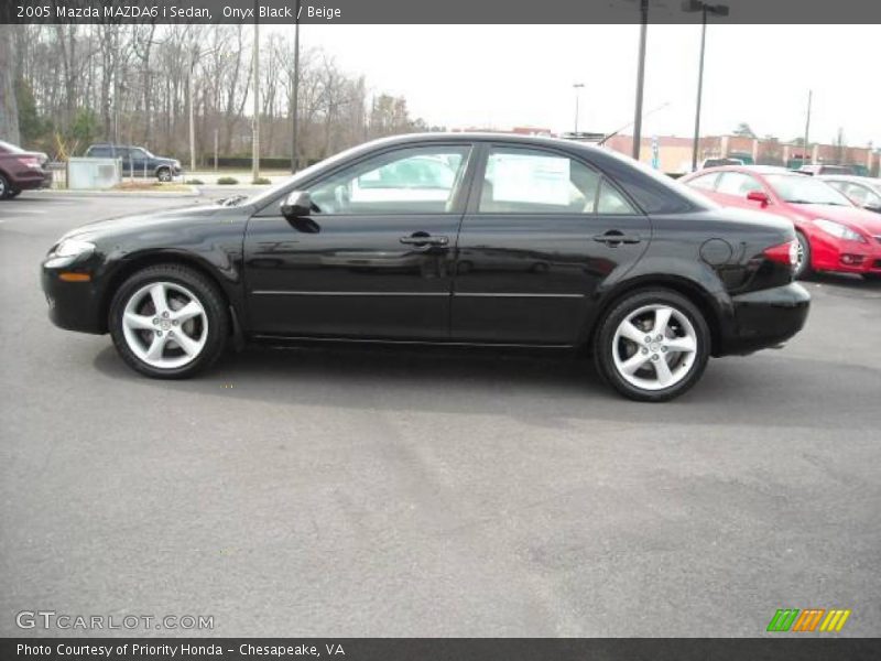 Onyx Black / Beige 2005 Mazda MAZDA6 i Sedan