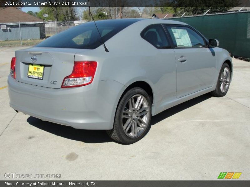 Cement Gray / Dark Charcoal 2011 Scion tC