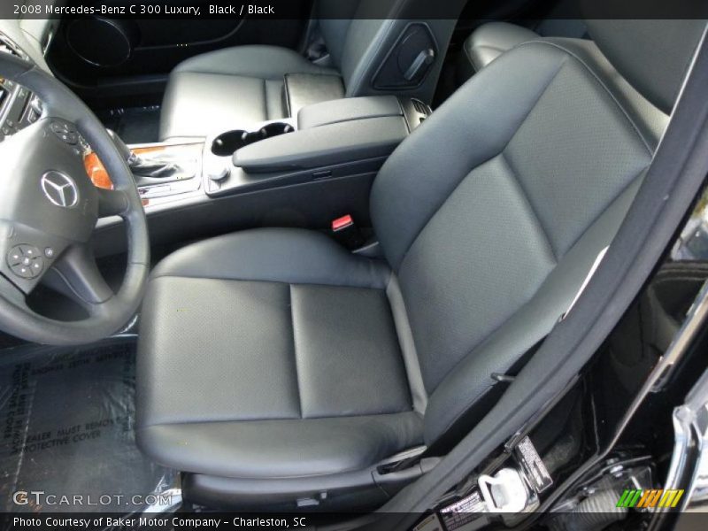 Black / Black 2008 Mercedes-Benz C 300 Luxury