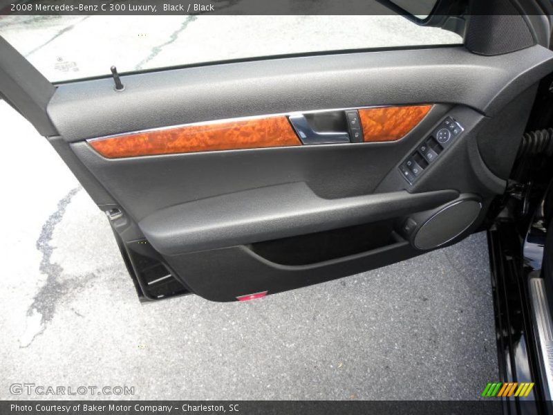 Black / Black 2008 Mercedes-Benz C 300 Luxury