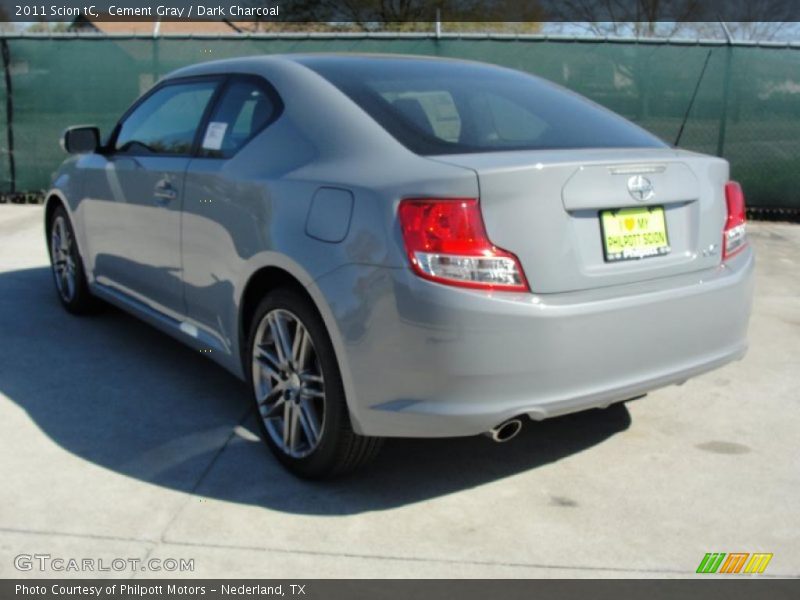 Cement Gray / Dark Charcoal 2011 Scion tC