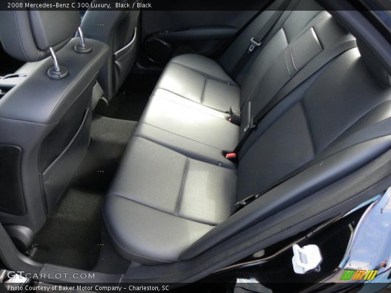 Black / Black 2008 Mercedes-Benz C 300 Luxury