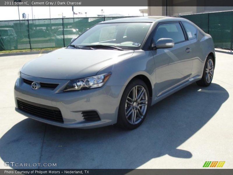 Cement Gray / Dark Charcoal 2011 Scion tC