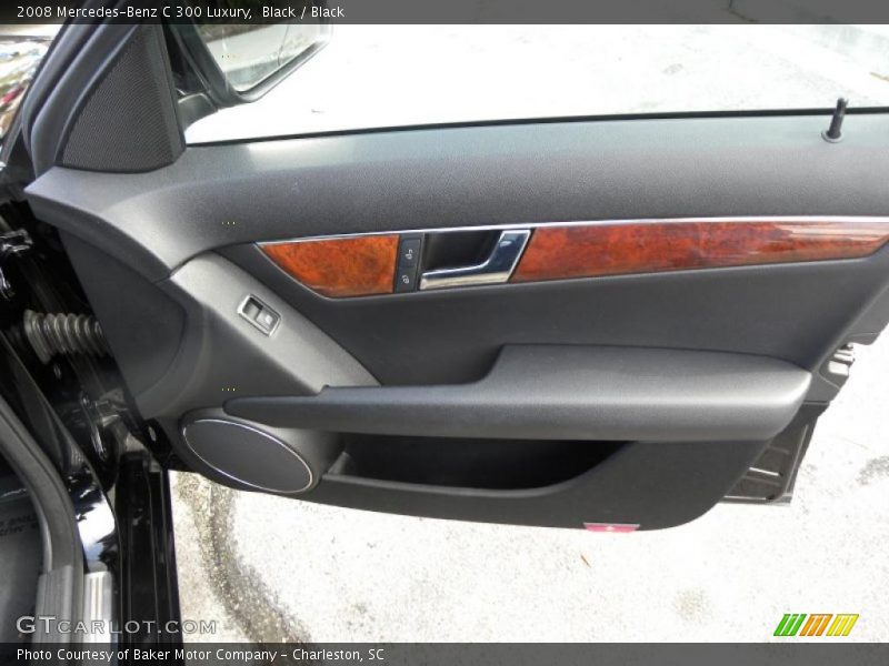 Black / Black 2008 Mercedes-Benz C 300 Luxury