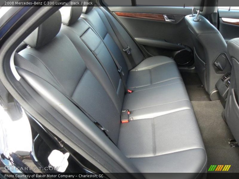 Black / Black 2008 Mercedes-Benz C 300 Luxury
