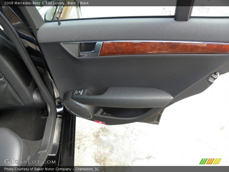 Black / Black 2008 Mercedes-Benz C 300 Luxury