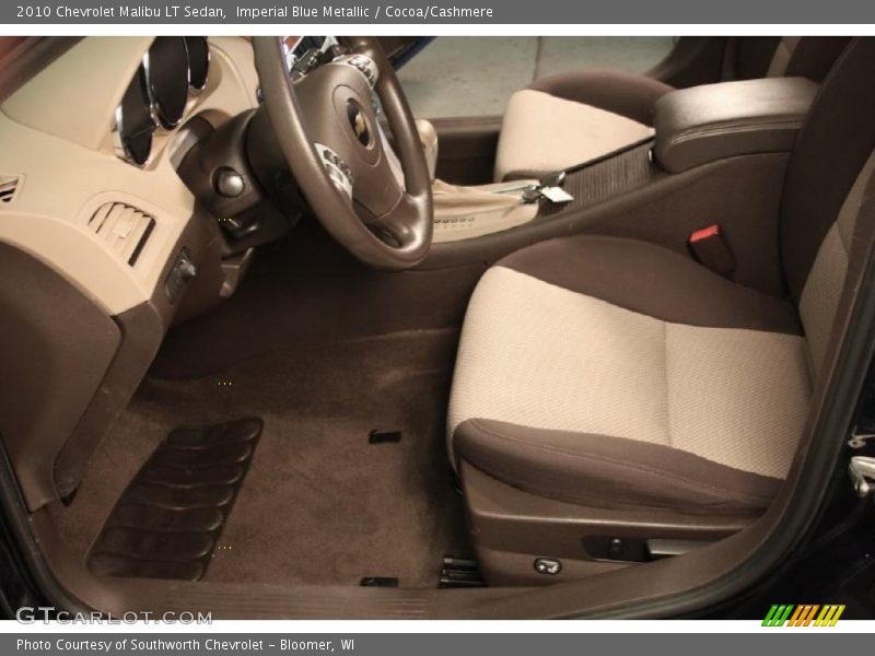 Imperial Blue Metallic / Cocoa/Cashmere 2010 Chevrolet Malibu LT Sedan
