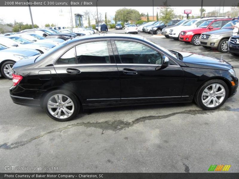 Black / Black 2008 Mercedes-Benz C 300 Luxury