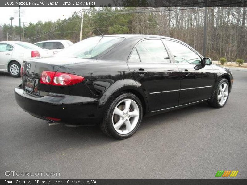 Onyx Black / Beige 2005 Mazda MAZDA6 i Sedan