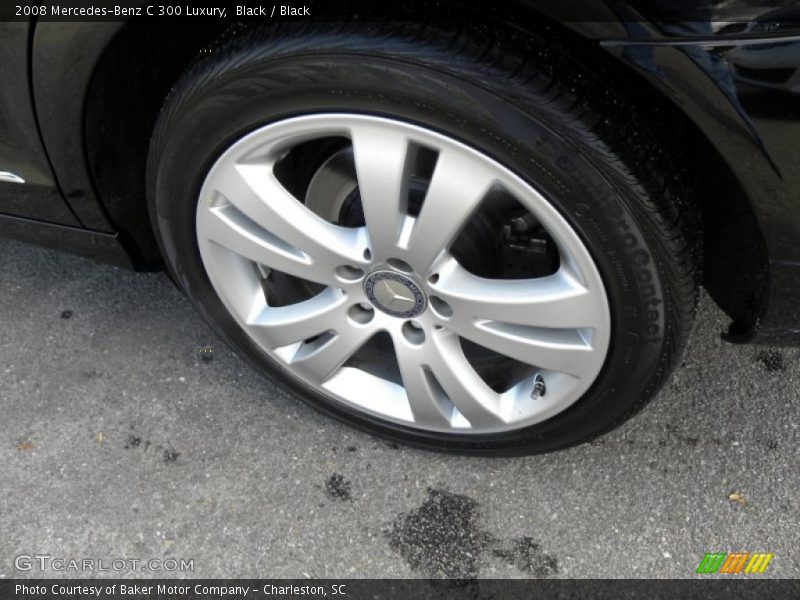 Black / Black 2008 Mercedes-Benz C 300 Luxury