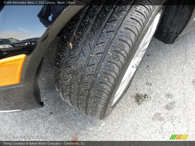 Black / Black 2008 Mercedes-Benz C 300 Luxury