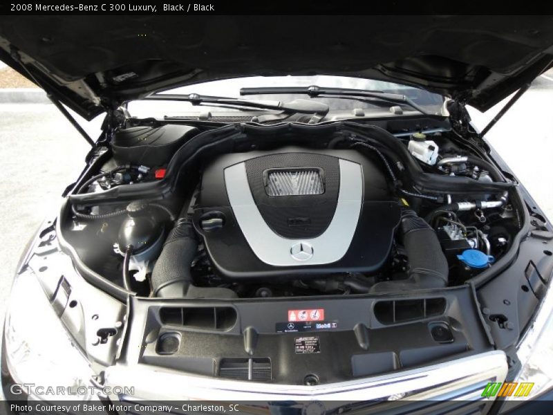 Black / Black 2008 Mercedes-Benz C 300 Luxury
