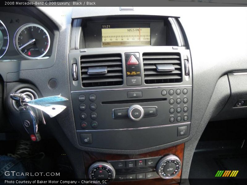 Black / Black 2008 Mercedes-Benz C 300 Luxury