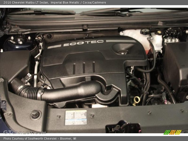 Imperial Blue Metallic / Cocoa/Cashmere 2010 Chevrolet Malibu LT Sedan