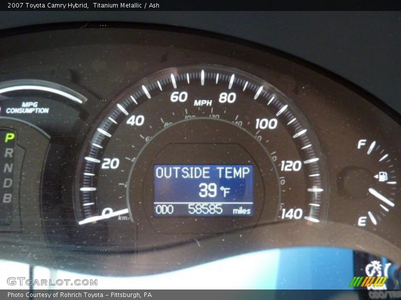 Titanium Metallic / Ash 2007 Toyota Camry Hybrid