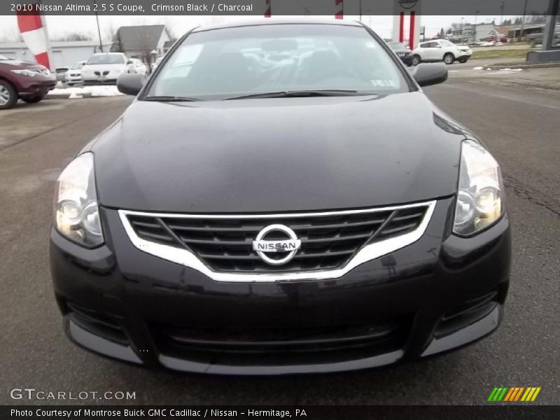 Crimson Black / Charcoal 2010 Nissan Altima 2.5 S Coupe
